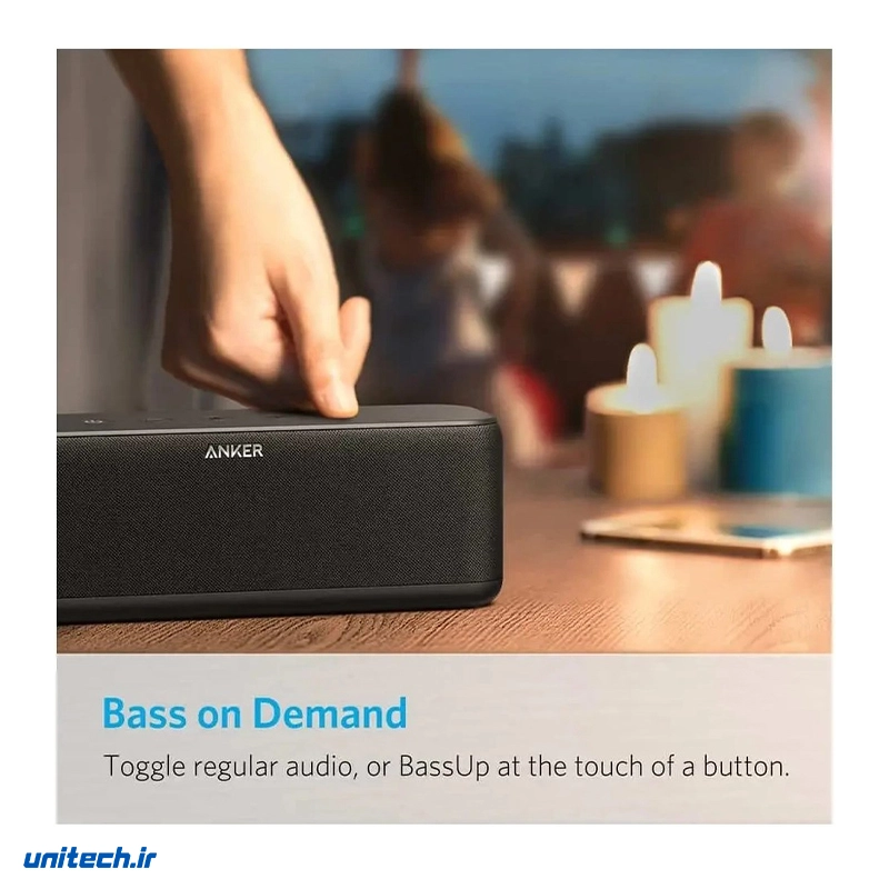 اسپیکر بلوتوثی قابل حمل انکر مدل SoundCore Boost 3